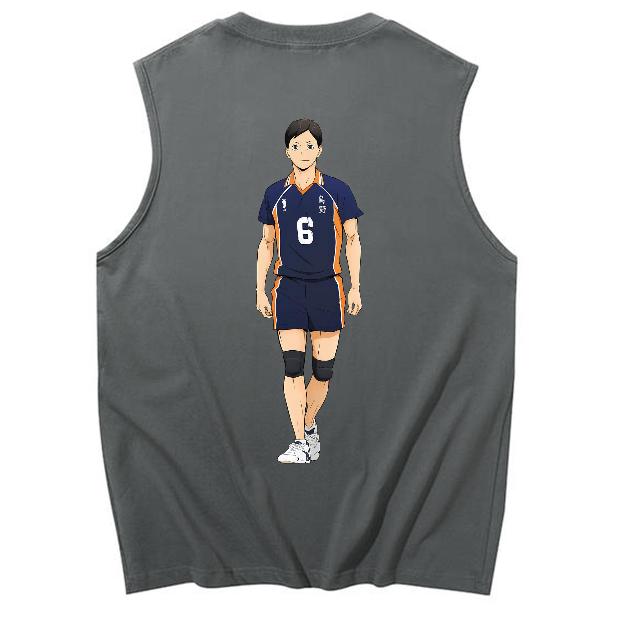 （画像用） ハイキュー!! Haikyu!! コットン100％タンクトップ（背面プリント）